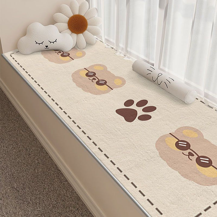 Cute Cartoon Animal Accent Rug