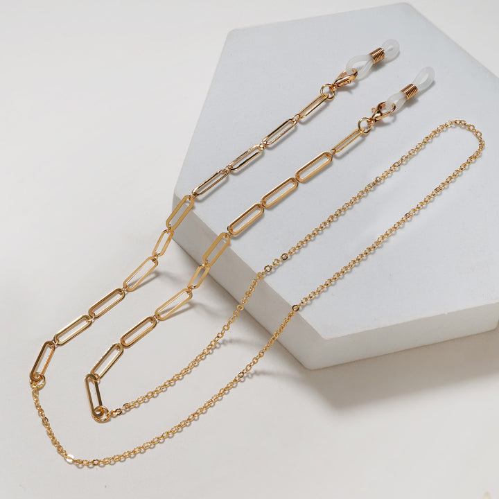 Trendy Geometric Eyewear Chain Kalsten
