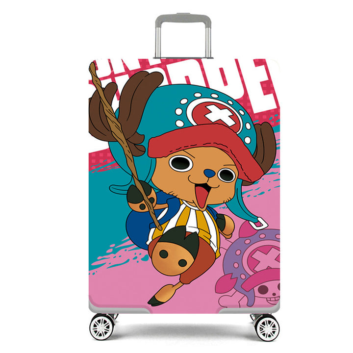 Women's hard-shell suitcase in creative Shiba motif Kalsten
