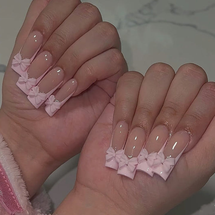 Creative Nail Art Set with Bow Decorations Kalsten