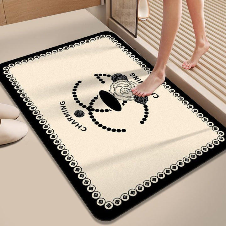 Decorative Bathroom Mat for Comfortable Floor Styling