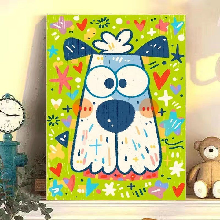 Playful Cat-Themed Canvas Wall Art Kalsten