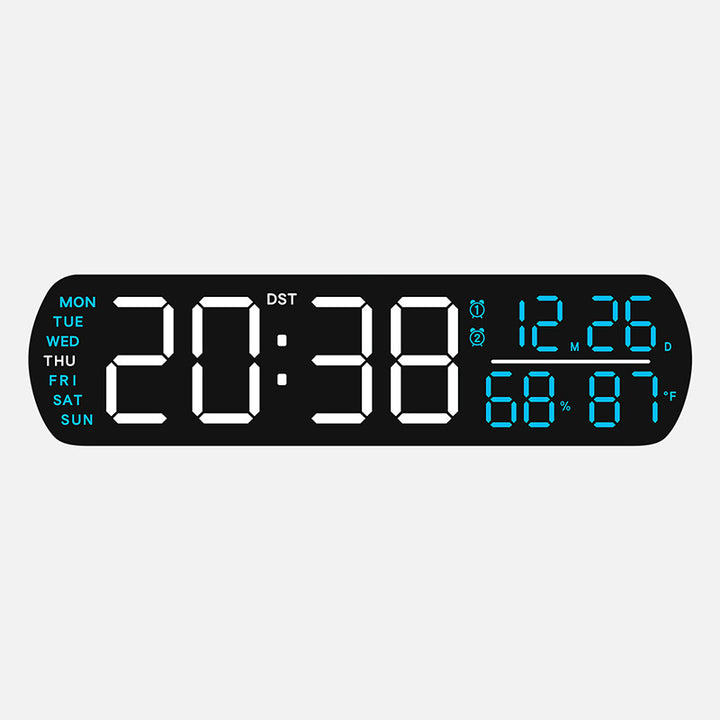 Digital wall clock with temperature and hygrometer display Kalsten