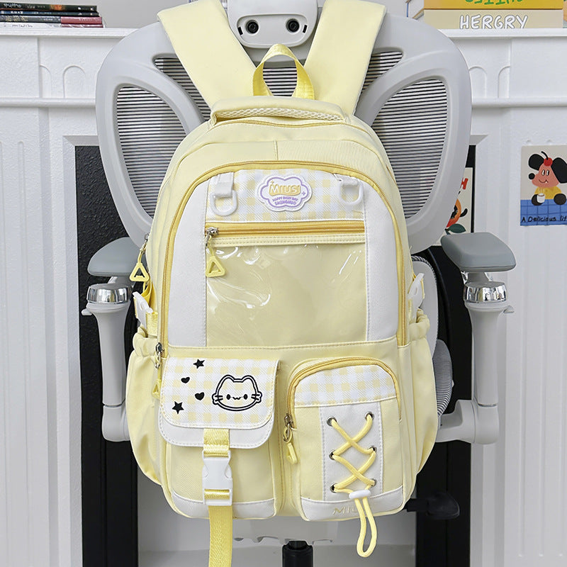 Playful Graphic School Backpack Kalsten
