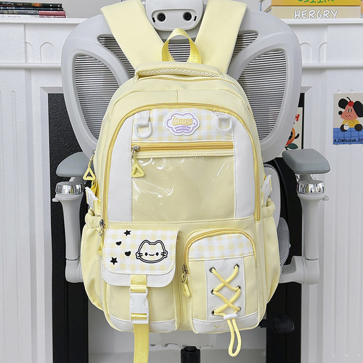 Playful Graphic School Backpack Kalsten