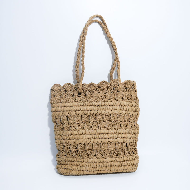 Braided beach bag with unique design Kalsten