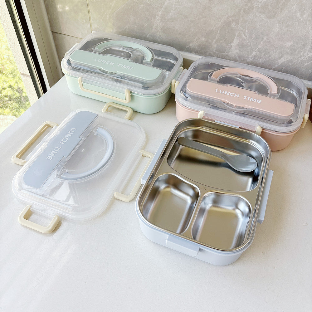 Multi-Compartment Microwave-Safe Lunch Box