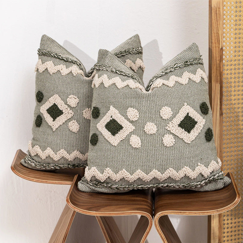 Geometric Pattern Decorative Pillow