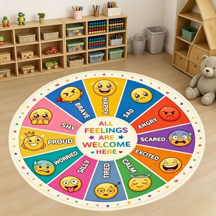 Educational Interactive Learning Area Rug
