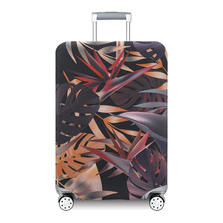 Women's Hard Shell Suitcase with Exotic Plant Pattern Kalsten