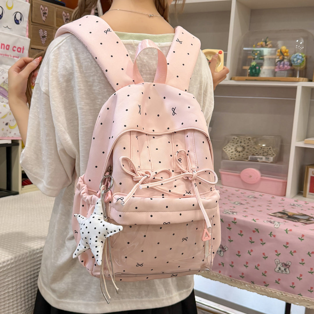 Playful Lightweight Printed Backpack Kalsten