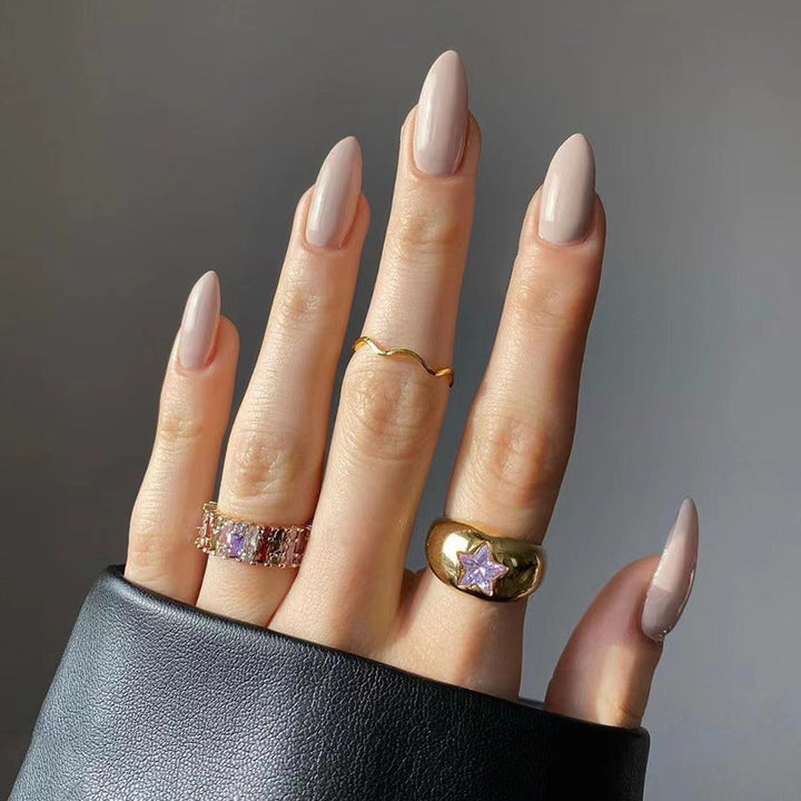 Elegant Acrylic Nails with High Gloss Finish Kalsten