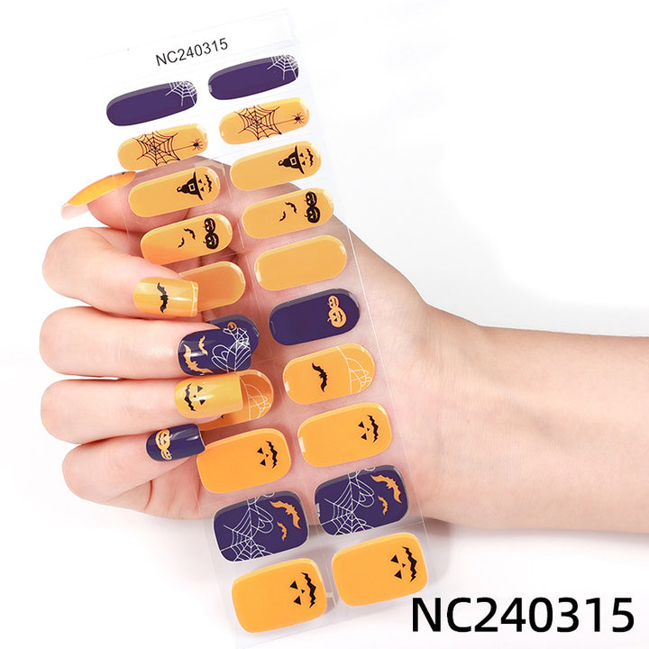 Gothic-Inspired Press-On Nail Wraps