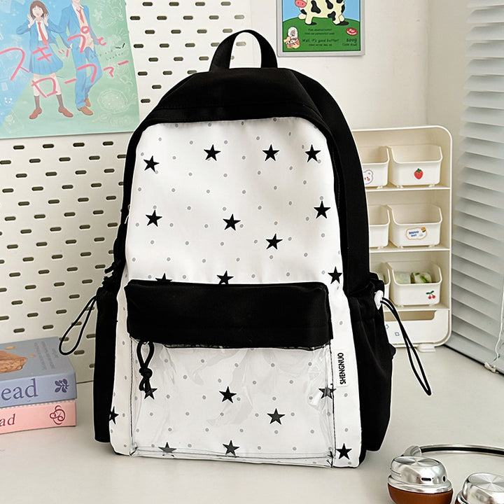 Star Print School Backpack Kalsten