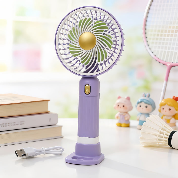 Ladies Portable Handheld Fan with Variable Speed Mode Kalsten