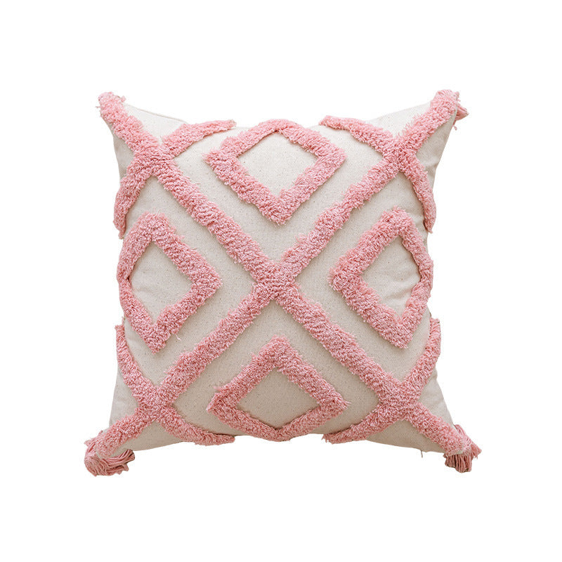 Plush Square Decorative Throw Pillow