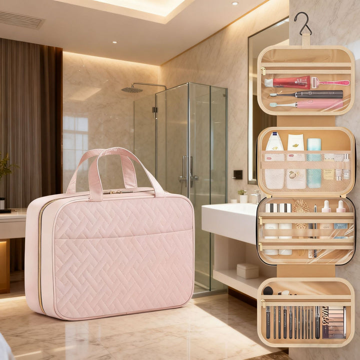 Cosmetic Organizer with Multifunctional Compartments Kalsten
