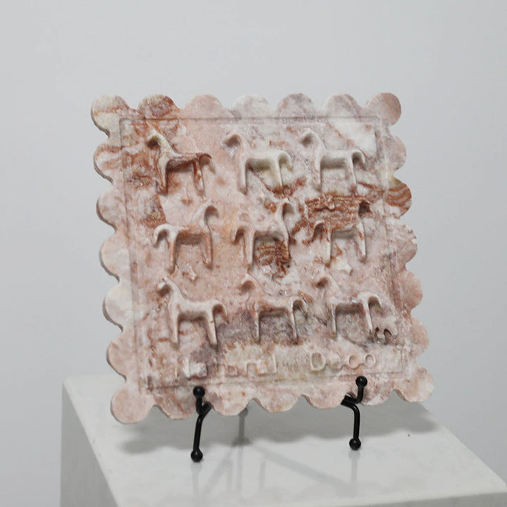 Decorative Alabaster Art Panel