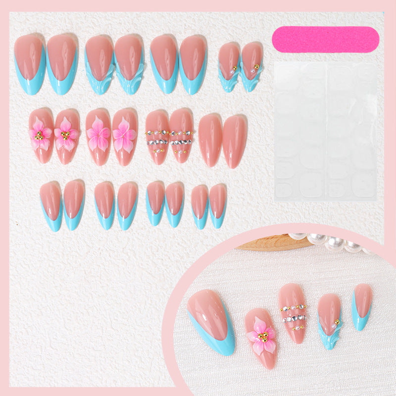 Creative Floral-Inspired Press-On Nail Set Kalsten