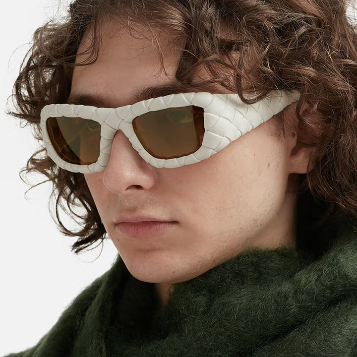 Ladies extravagant sunglasses with textured frame Kalsten