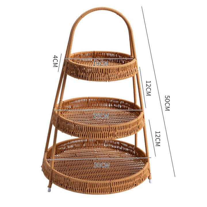 Handcrafted Wicker Storage Basket Kalsten