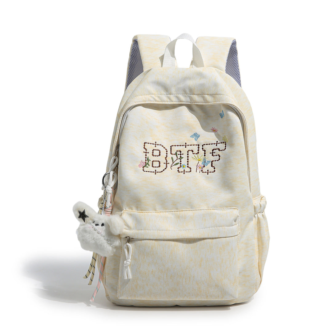 Embroidered Floral Casual Backpack Kalsten