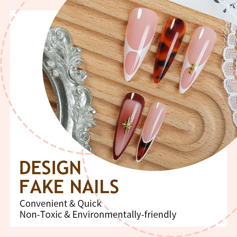 Artificial nails with elegant accents Kalsten