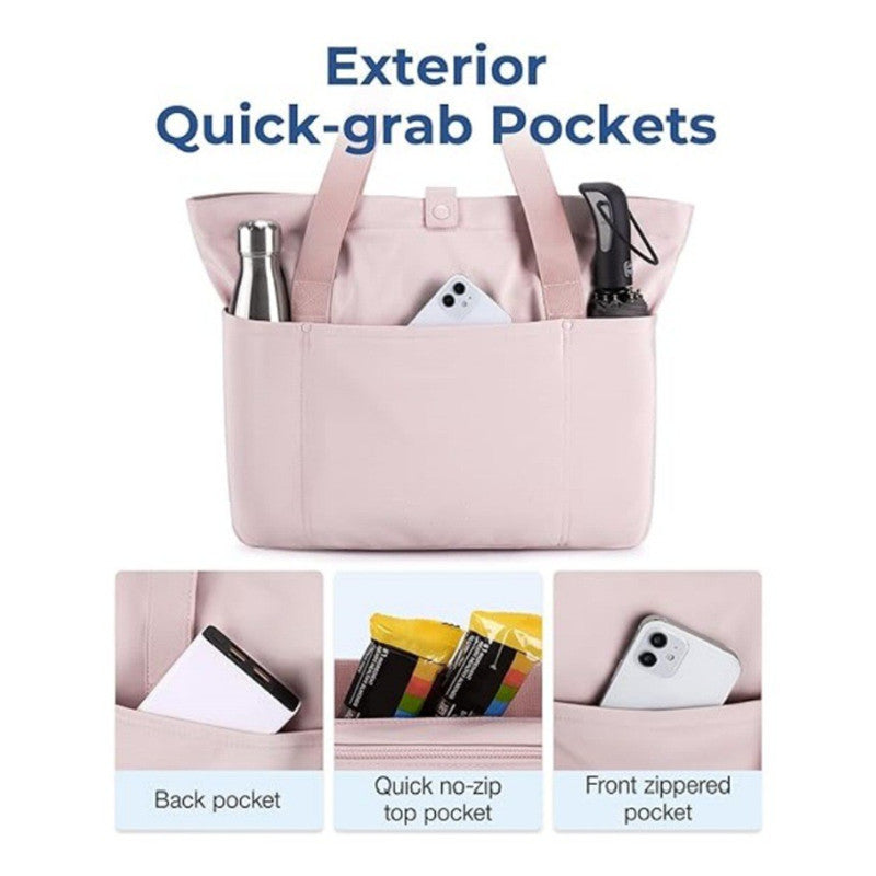 Spacious shoulder bag with removable inner pocket Kalsten