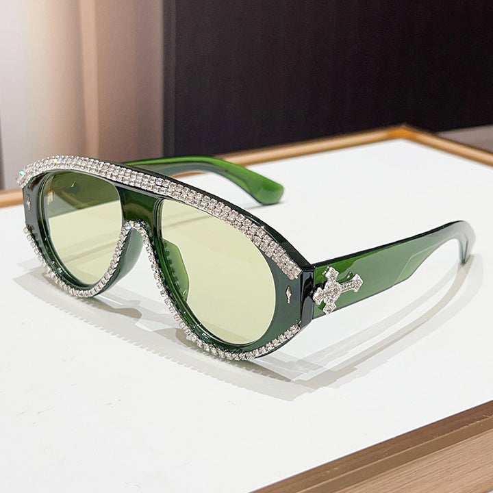 Luxury Oversized Rhinestone Sunglasses Kalsten