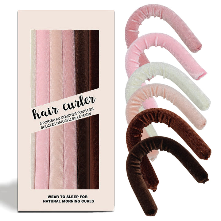 Heatless Sleep Curls Hair Curlers