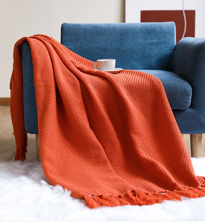 Premium Textured Throw Blanket