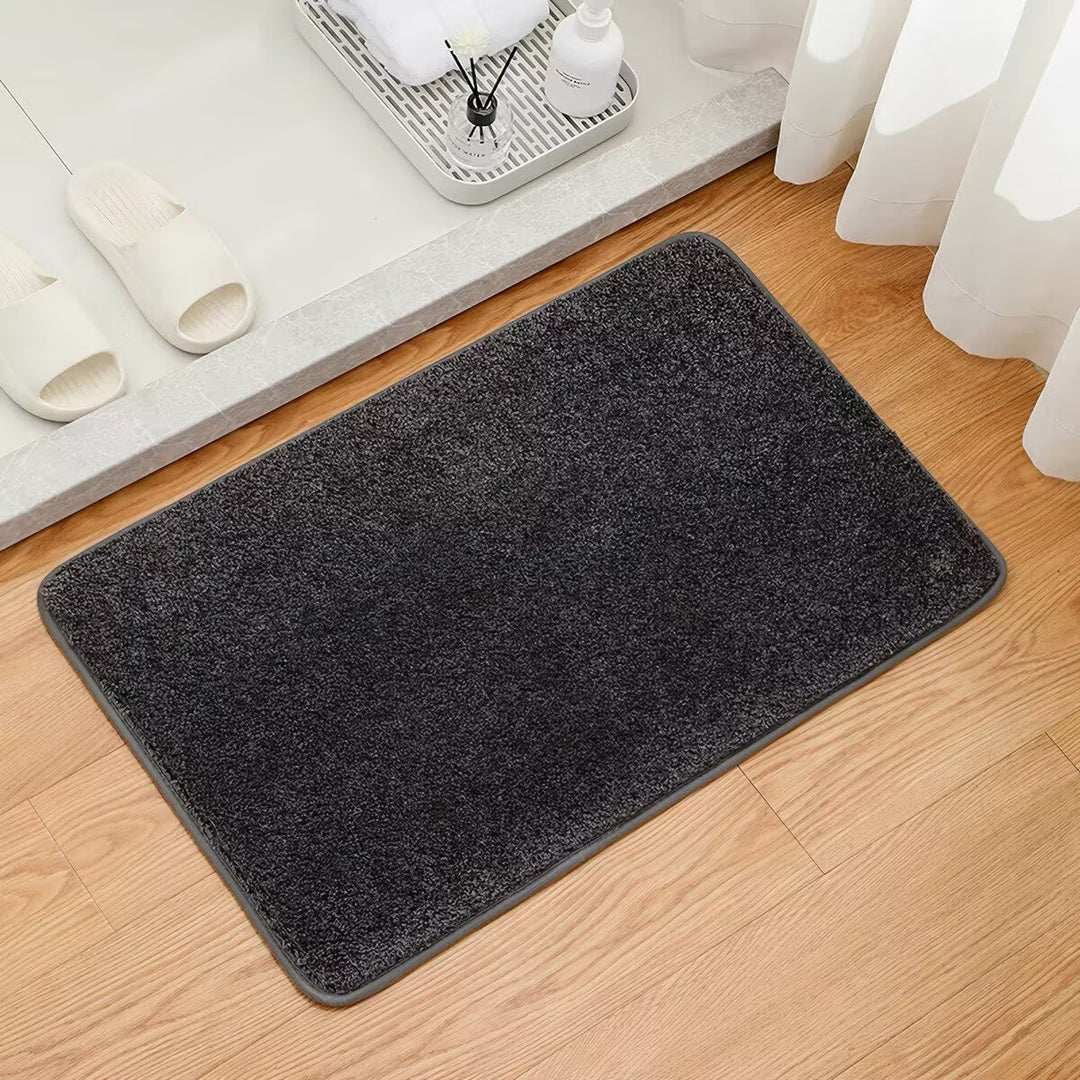 Plush Bathroom Rug Kalsten