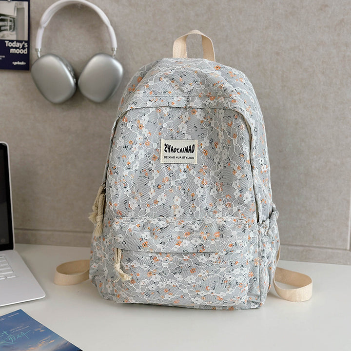 Floral Print Casual Backpack