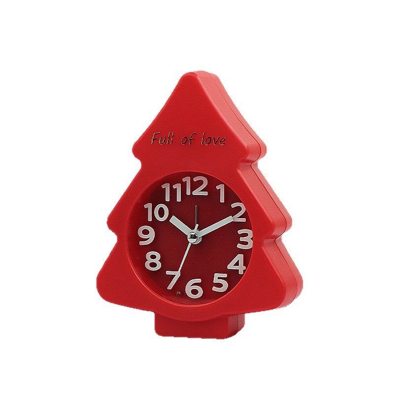 Funnier bedside clock in creative Christmas tree design Kalsten