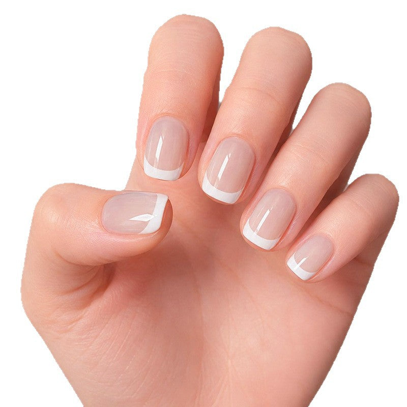 French Tip Acrylic Nail Enhancements Kalsten