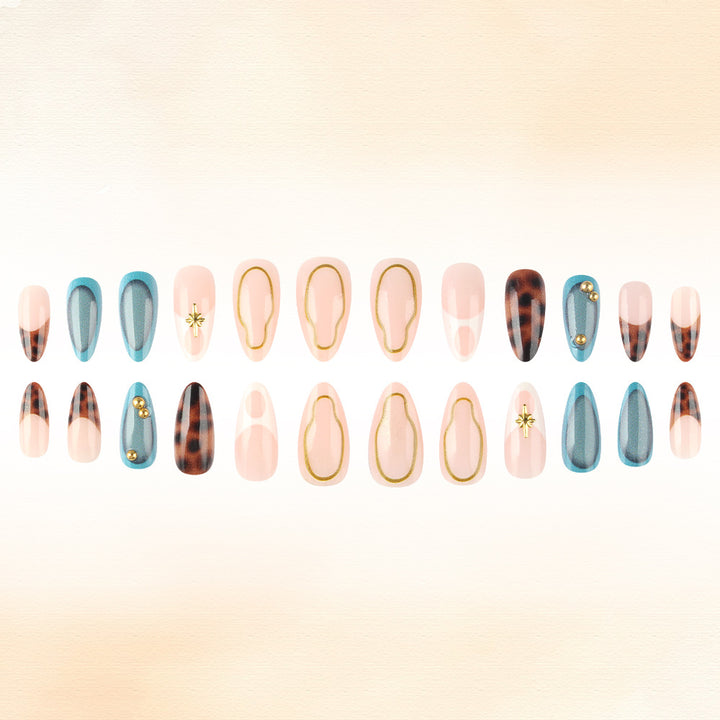 Elegant Gel Press-On Nail Set Kalsten