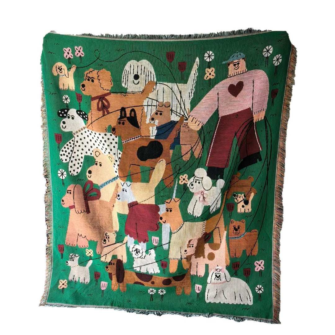 Decorative Pet-Themed  Throw Blanket