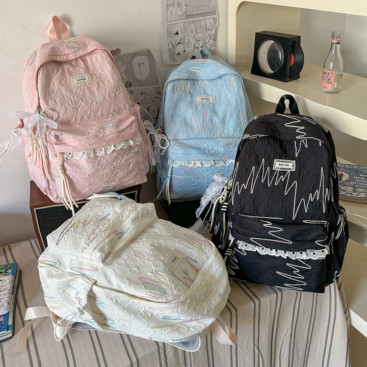 Embroidered Fashion Backpack Kalsten