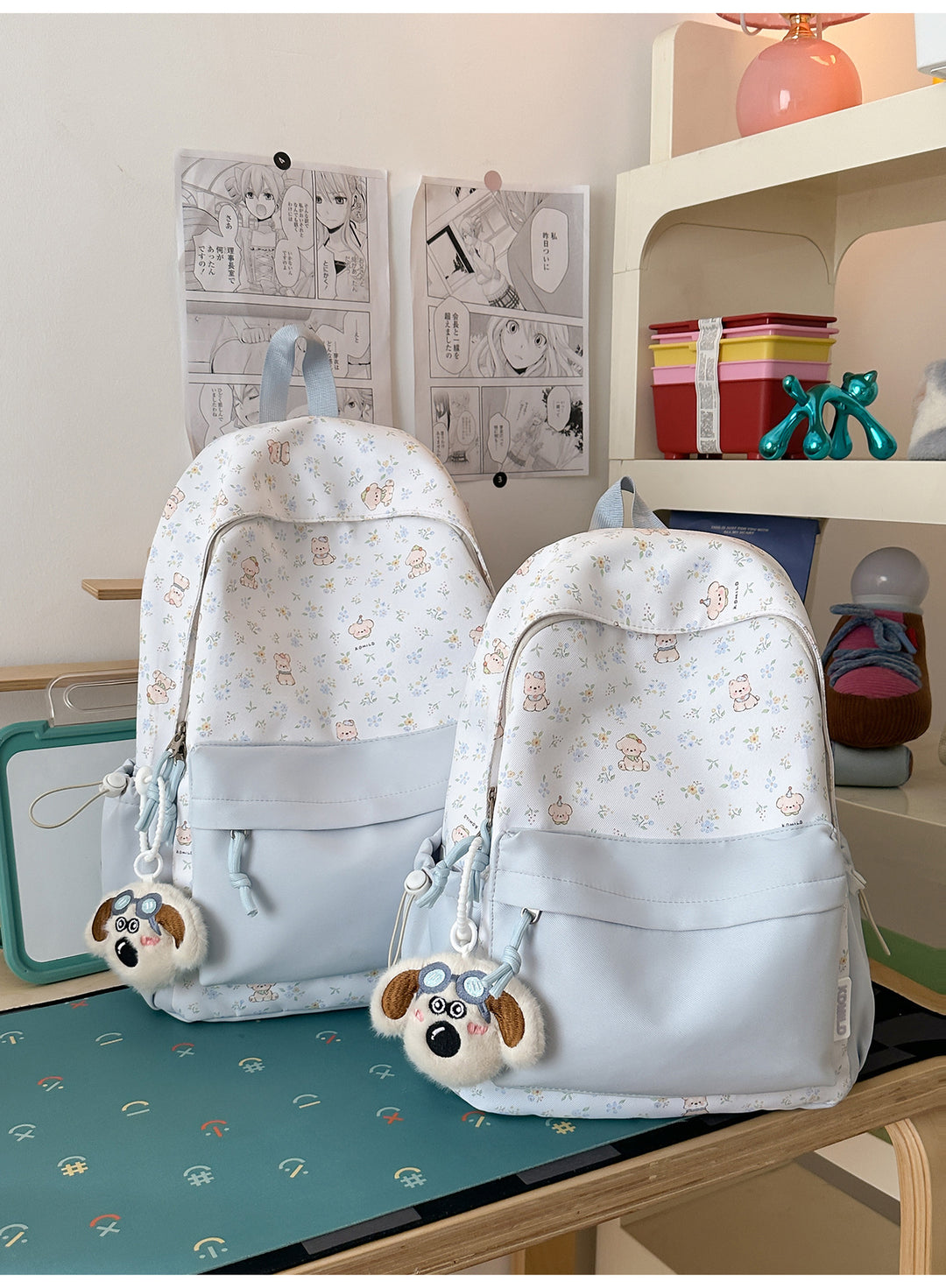 Cute Illustrated Animal-Themed Backpack