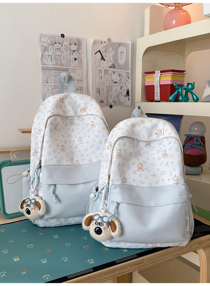 Cute Illustrated Animal-Themed Backpack