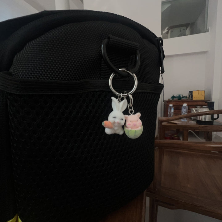 Cute Plush Frog Keychain Kalsten
