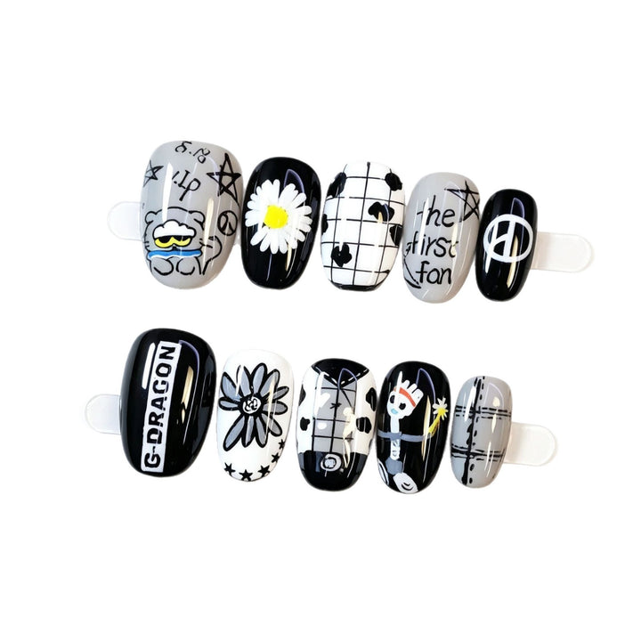 Artistic Press-On Nail Set Kalsten