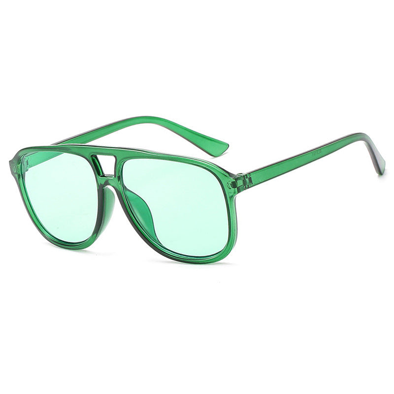 Women's fashionable sunglasses in transparent design with colored lenses Kalsten