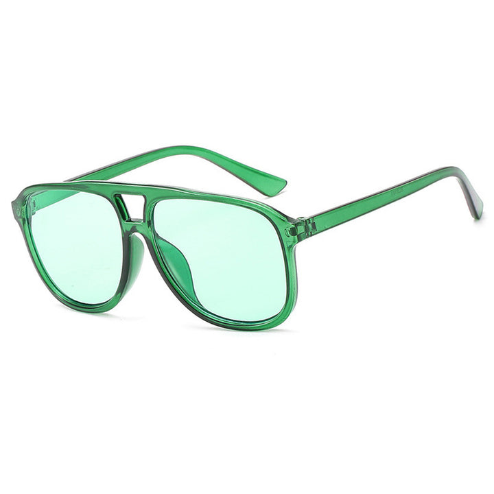 Women's fashionable sunglasses in transparent design with colored lenses Kalsten