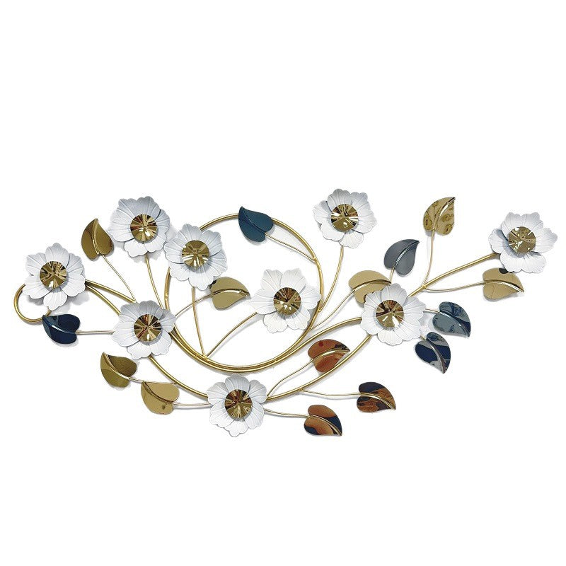 Floral Metal Wall Art Decor Kalsten