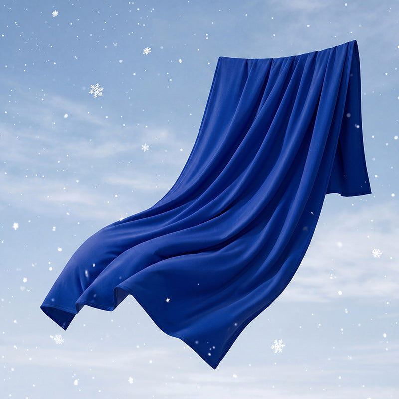 Ladies' soft flowing cashmere-like thermal scarf with anti-pilling and windproof inner side Kalsten