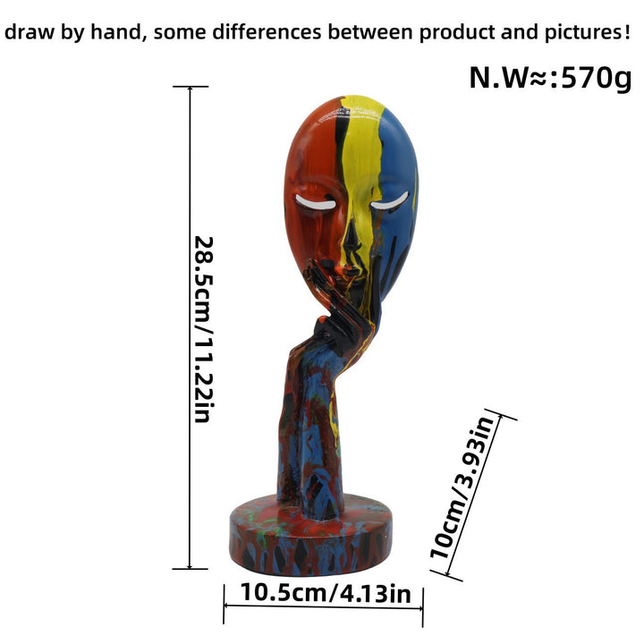 Artful decoration in the form of a thoughtful figure Kalsten