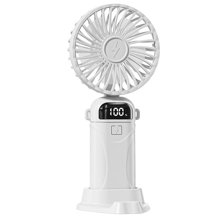 Women's Hand Fan with Digital Battery Indicator Kalsten