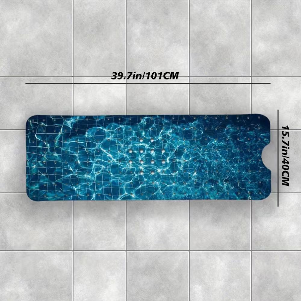 Decorative Ocean Shell Bath Mat Kalsten