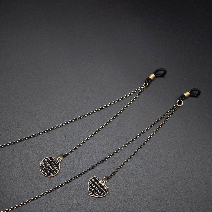 Elegant Heart Pendant Eyewear Chain Kalsten